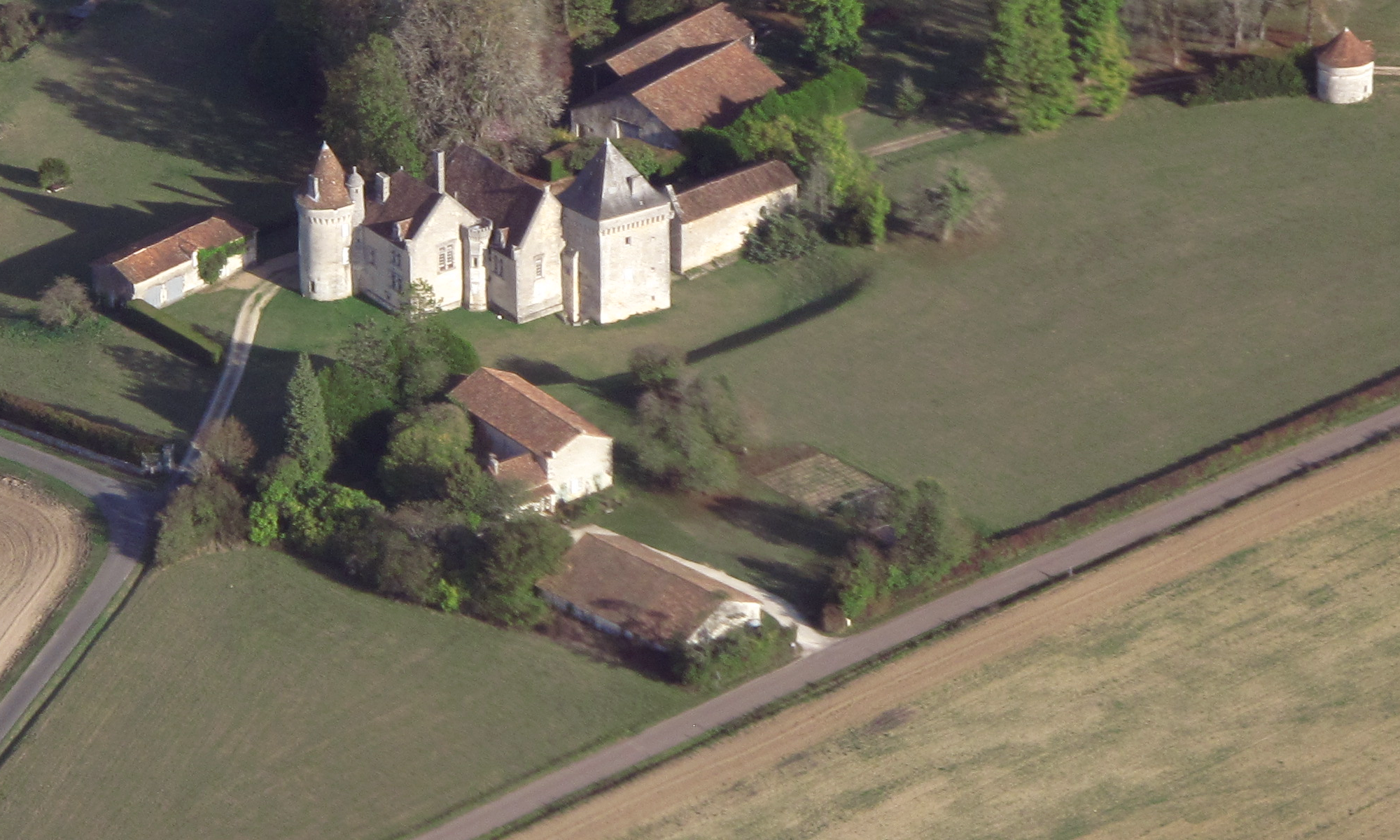 Bellussière vu du ciel